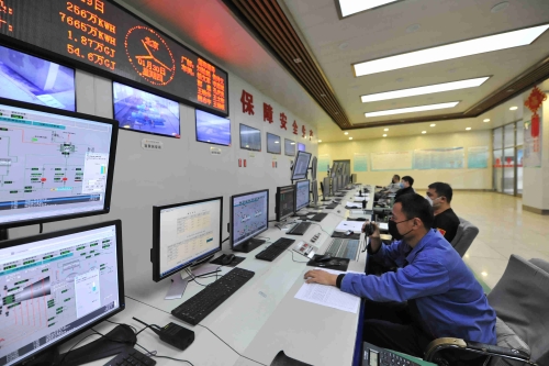 矸石電廠發電機組運行控制