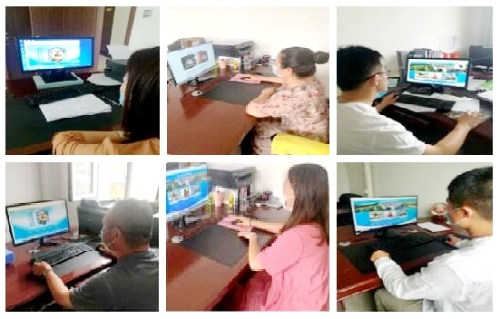 金盛泰公司組織干部職工網上參觀360全景展示安全體驗館