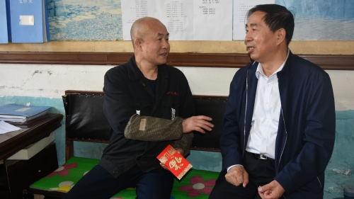 20210501 七礦慰問  慰問省勞動模范、新建煤礦桂殿友